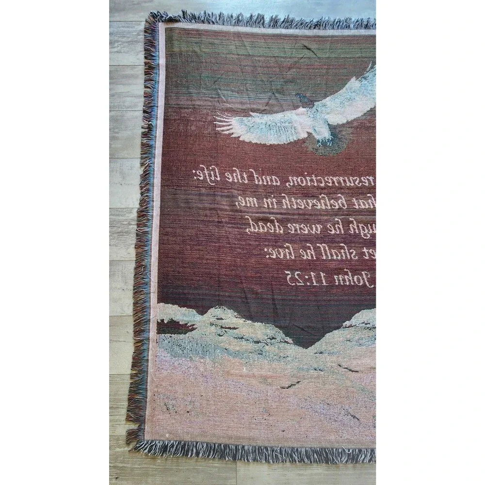 Eagle woven tapestry